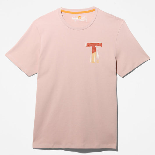 Timberland New - Interlock TimberFresh™ T-Shirt for Men in Light Pink