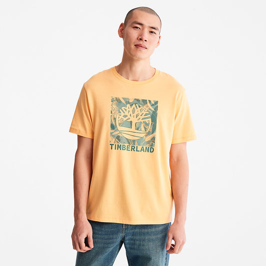 Timberland Popular - Refibra™ Graphic T-Shirt for Men in Orange