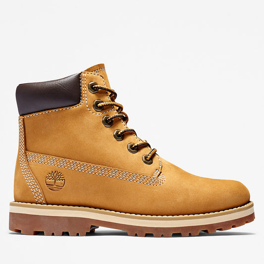 Timberland New - Courma 6 Inch Side-Zip Boot for Youth in Yellow