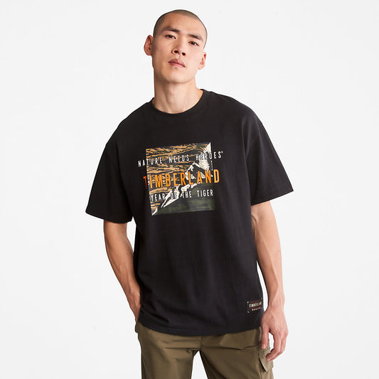 Timberland Customer Favorite - Year of the Tiger T-Shirt for Men in Black
