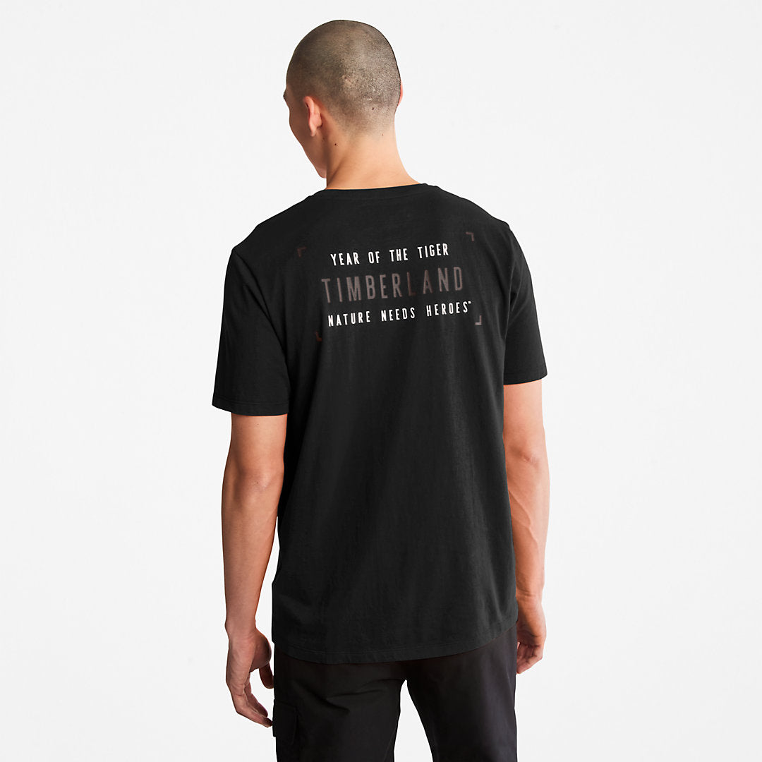 Timberland Featured - Year of the Tiger T-Shirt for Men in Black