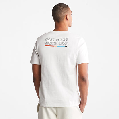 Timberland Premium - Outdoor Archive T-Shirt for Men in White