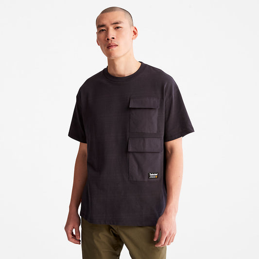 Timberland Essential - Progressive Utility Multi-pocket T-Shirt for Men in Black