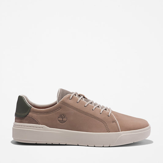 Timberland Top Pick - Seneca Bay Leather Trainer for Men in Beige