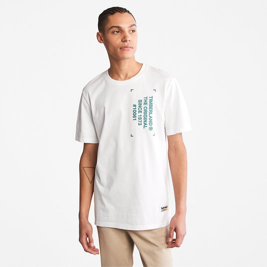 Timberland Sale - Progressive Utility Graphic T-Shirt for Men in White