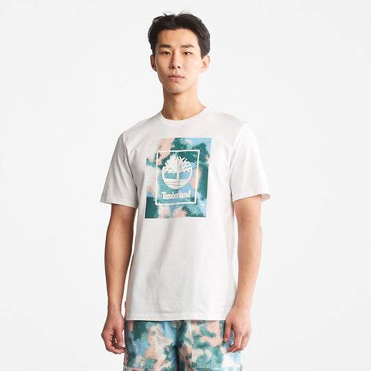 Timberland Latest - Storytelling Logo T-Shirt for Men in White