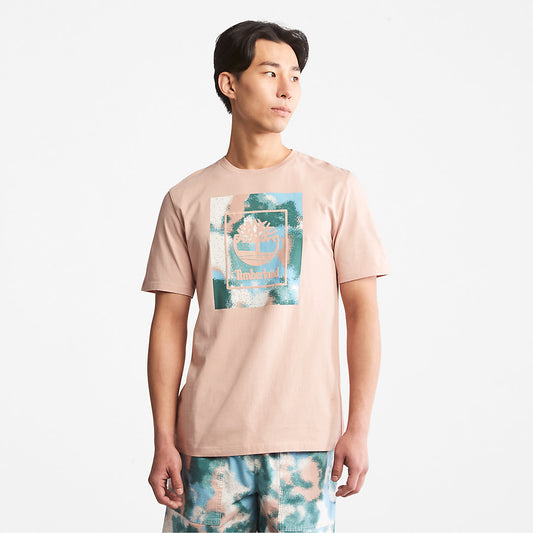 Timberland Customer Favorite - Storytelling Logo T-Shirt for Men in Pink