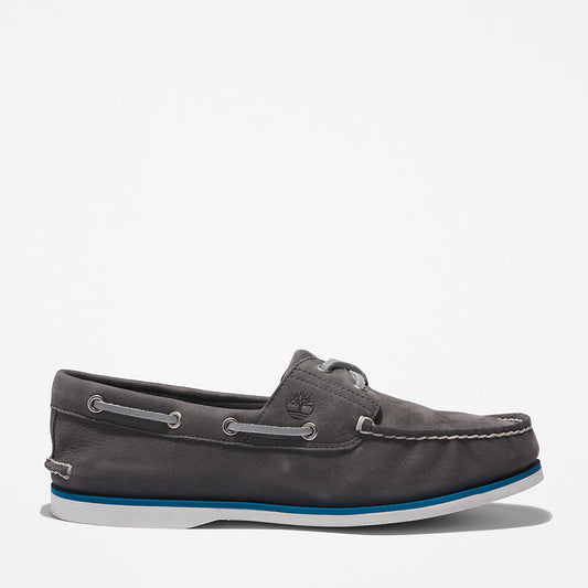 Timberland Best Seller - Timberland® 2-Eye Classic Boat Shoe for Men in Dark Grey
