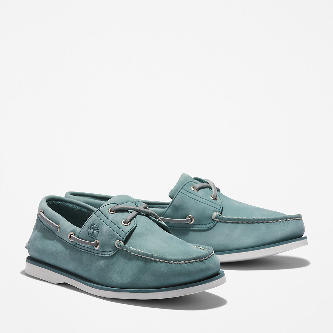 Timberland Discount - Timberland® 2-Eye Classic Boat Shoe for Men in Light Blue