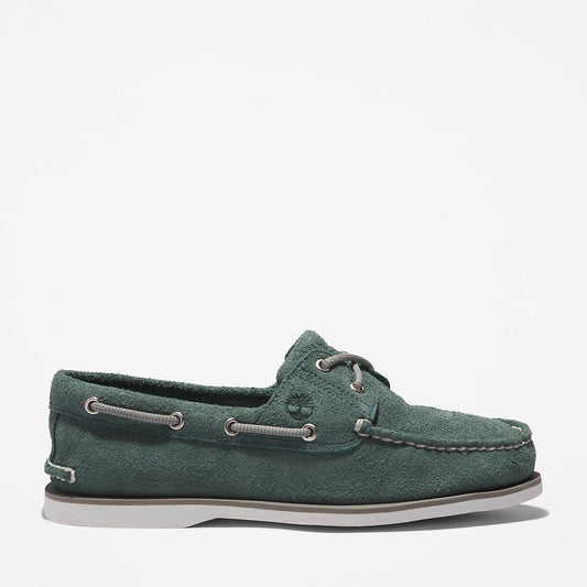 Timberland Trusted - Timberland® 2-Eye Classic Boat Shoe for Men in Green