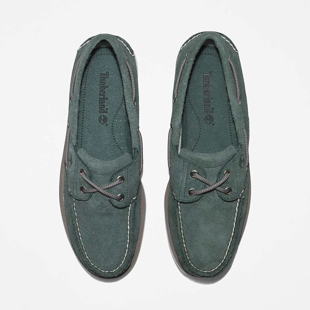 Timberland Trusted - Timberland® 2-Eye Classic Boat Shoe for Men in Green