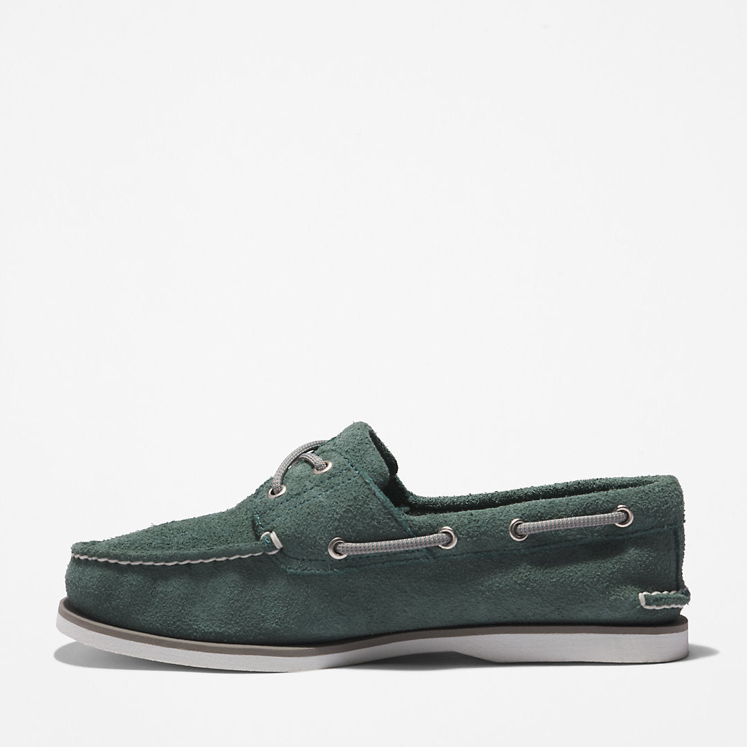 Timberland Trusted - Timberland® 2-Eye Classic Boat Shoe for Men in Green