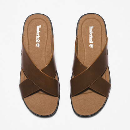 Timberland Premium - Kesler Cove Cross-band Sandal for Men in Brown