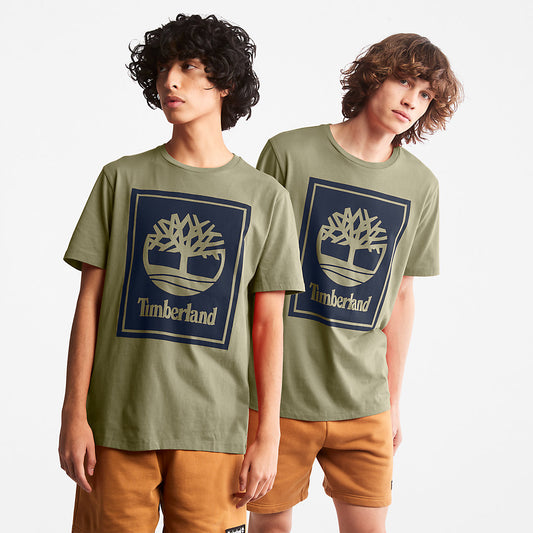 Timberland Premium - Tree Logo T-Shirt for All Gender in Green