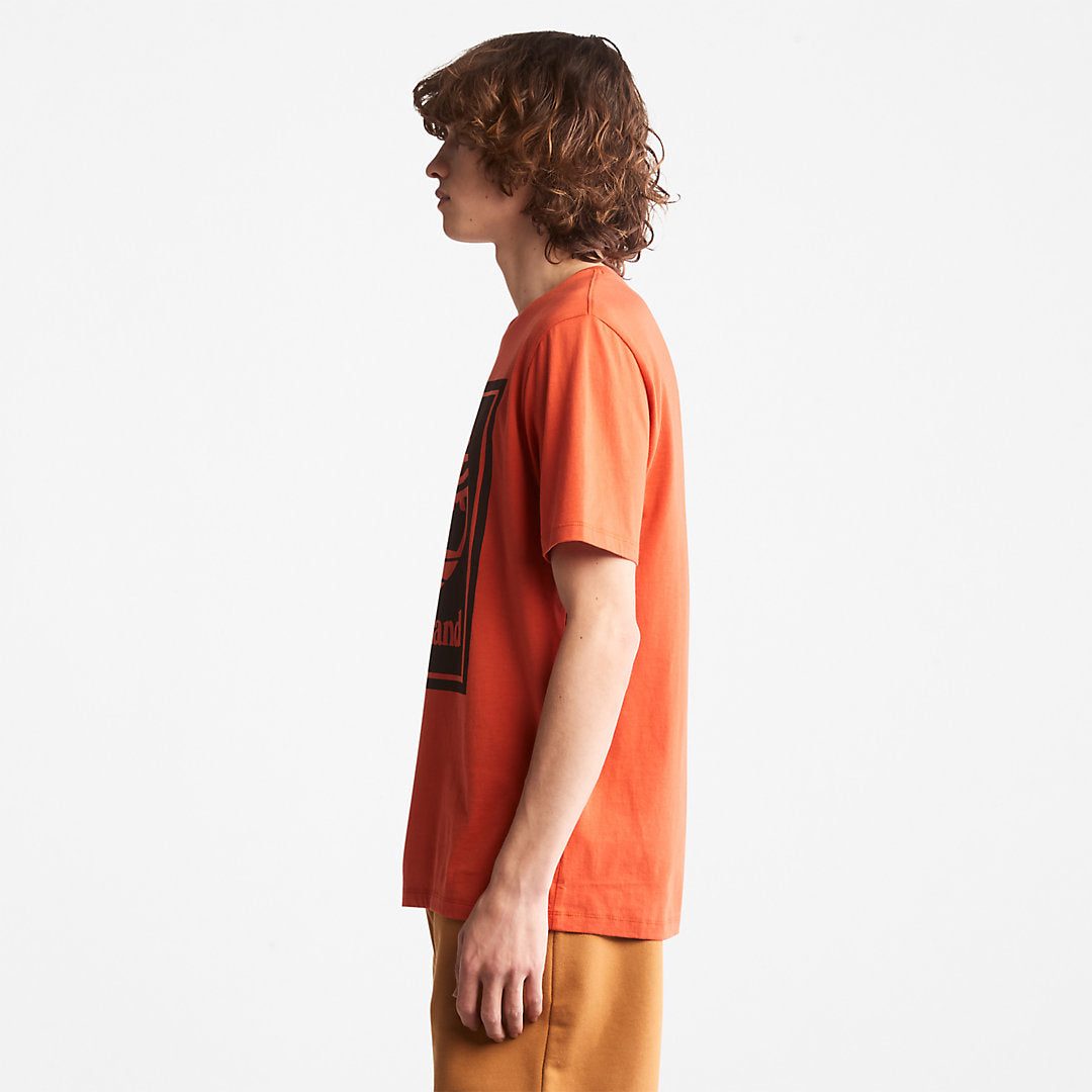 Timberland Popular - Tree Logo T-Shirt for All Gender in Orange