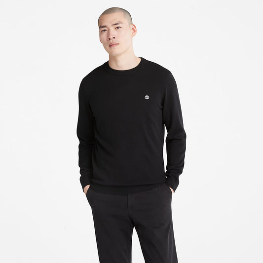 Timberland Recommended - Cohas Brook Crewneck Sweater for Men in Black