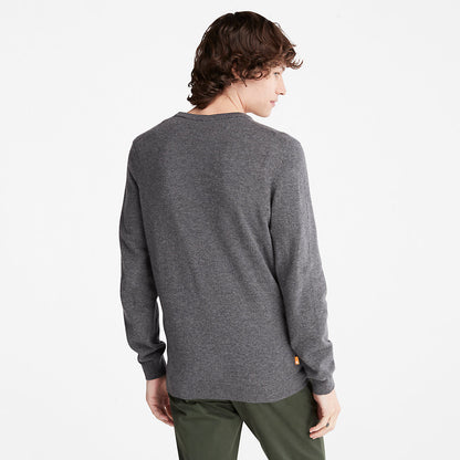 Timberland Great Value - Cohas Brook V-Neck Sweater for Men in Dark Grey