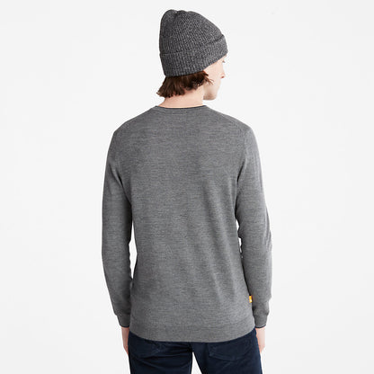 Timberland Discount - Nissitissit River Merino Wool Sweater for Men in Grey