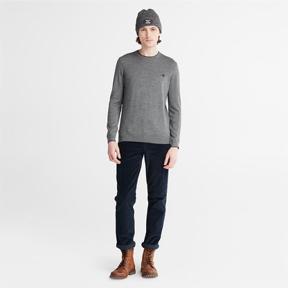 Timberland Discount - Nissitissit River Merino Wool Sweater for Men in Grey