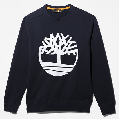 Timberland Everyday - Core Tree Logo Sweatshirt for Men in Navy