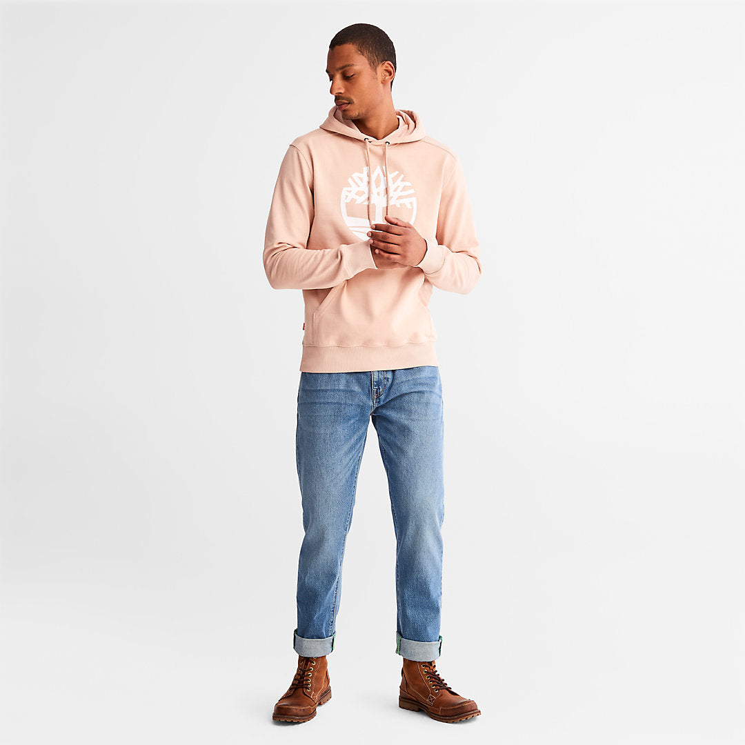 Timberland Featured - Timberland® Tree-Logo Hoodie for Men in Pink
