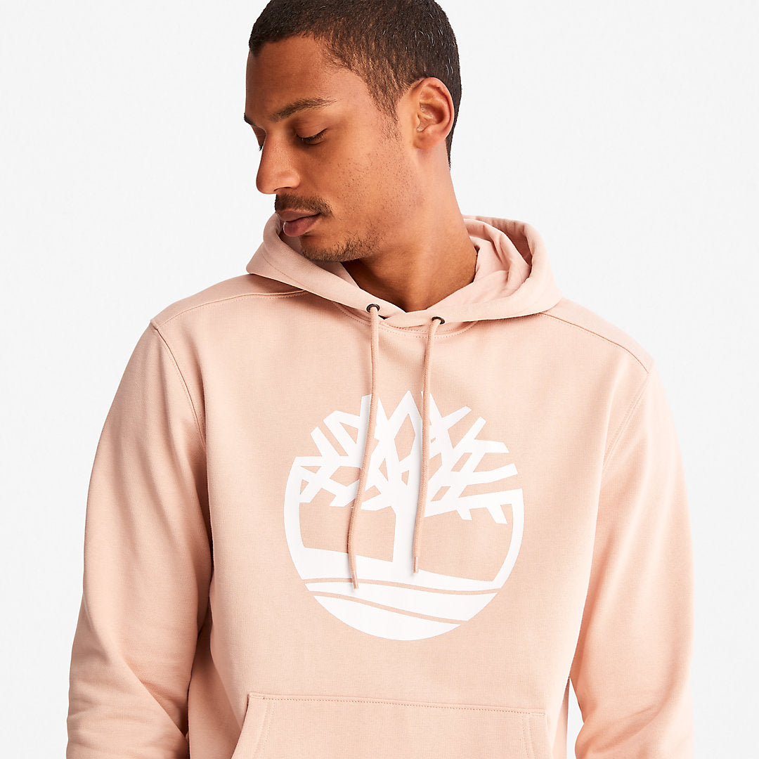 Timberland Featured - Timberland® Tree-Logo Hoodie for Men in Pink