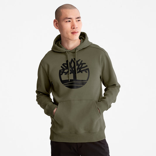 Timberland Recommended - Timberland® Tree-Logo Hoodie for Men in Dark Green
