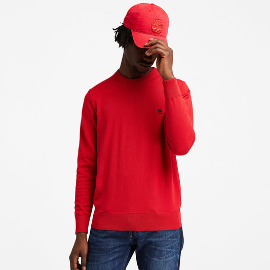 Timberland Great Value - Williams River Organic Cotton Sweater for Men in Red