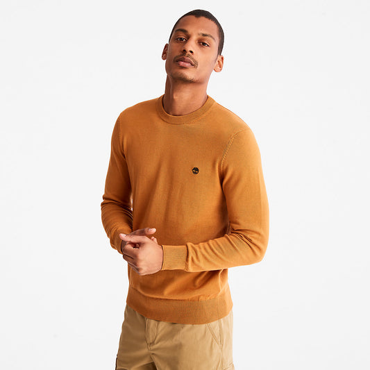 Timberland Exclusive - Williams River Organic Cotton Sweater for Men in Yellow