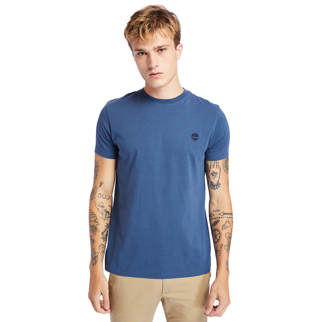 Timberland Quality - Dunstan River Crew Tee for Men in Navy