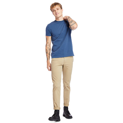 Timberland Quality - Dunstan River Crew Tee for Men in Navy