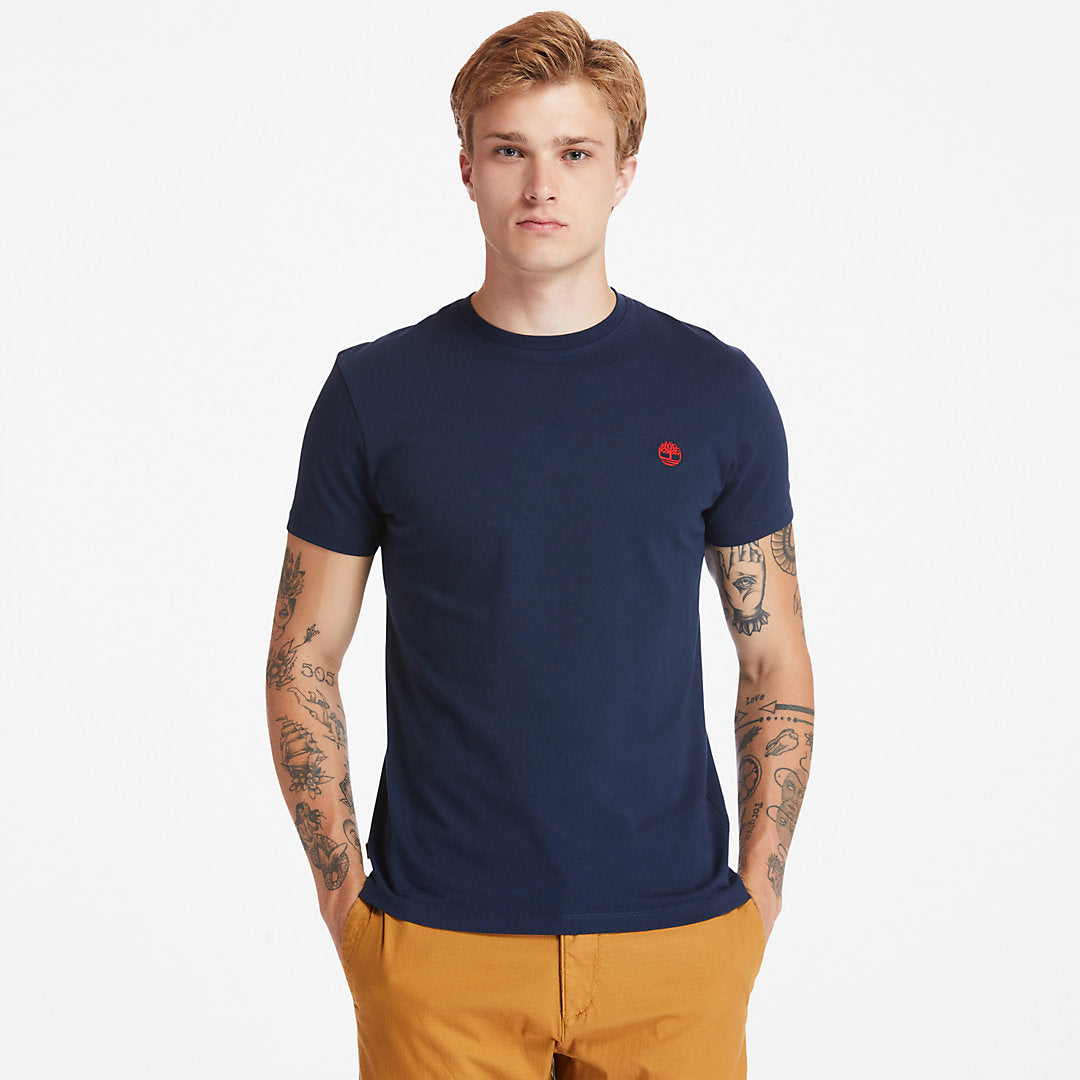 Timberland Smart Buy - Dunstan River Crew Tee for Men in Dark Blue