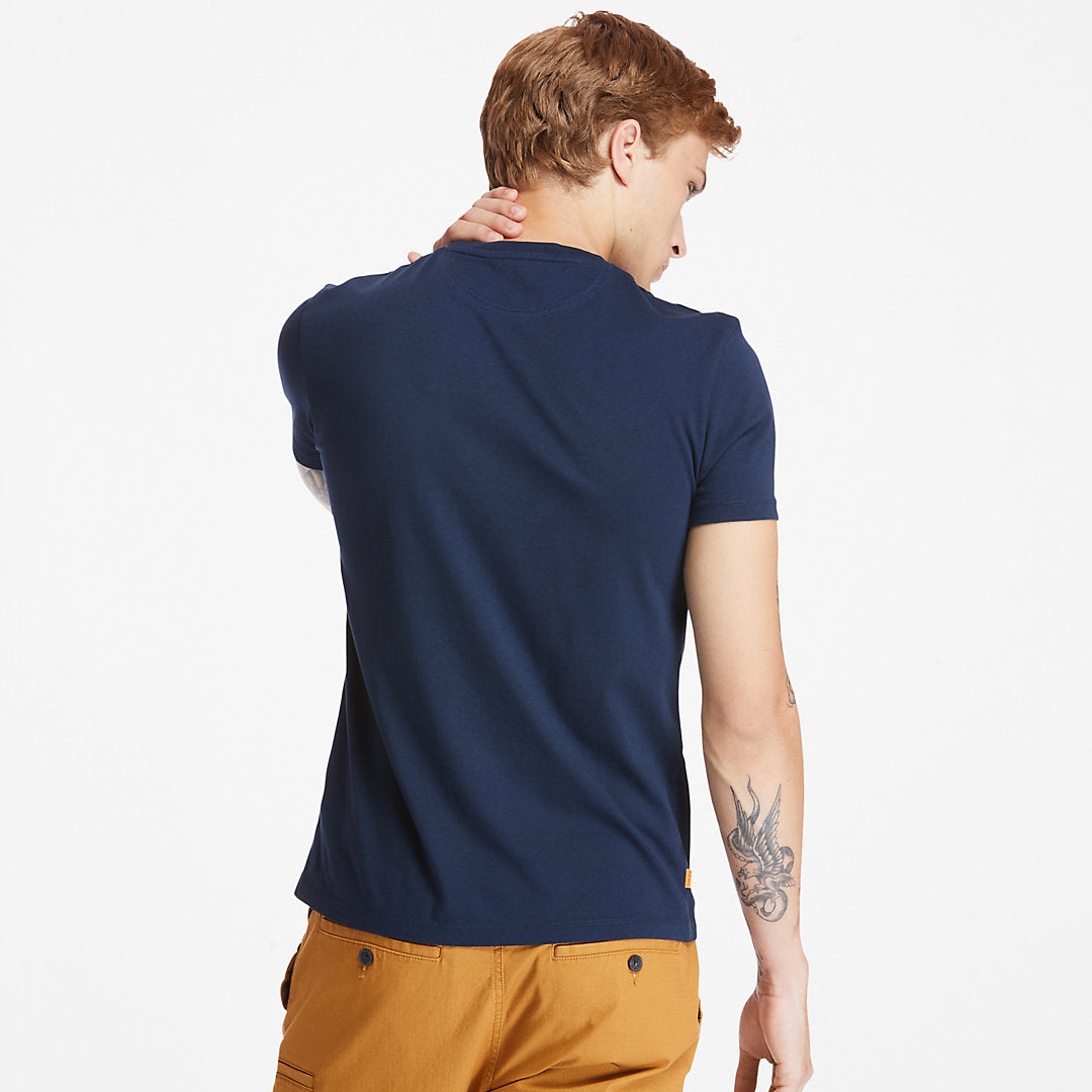 Timberland Smart Buy - Dunstan River Crew Tee for Men in Dark Blue