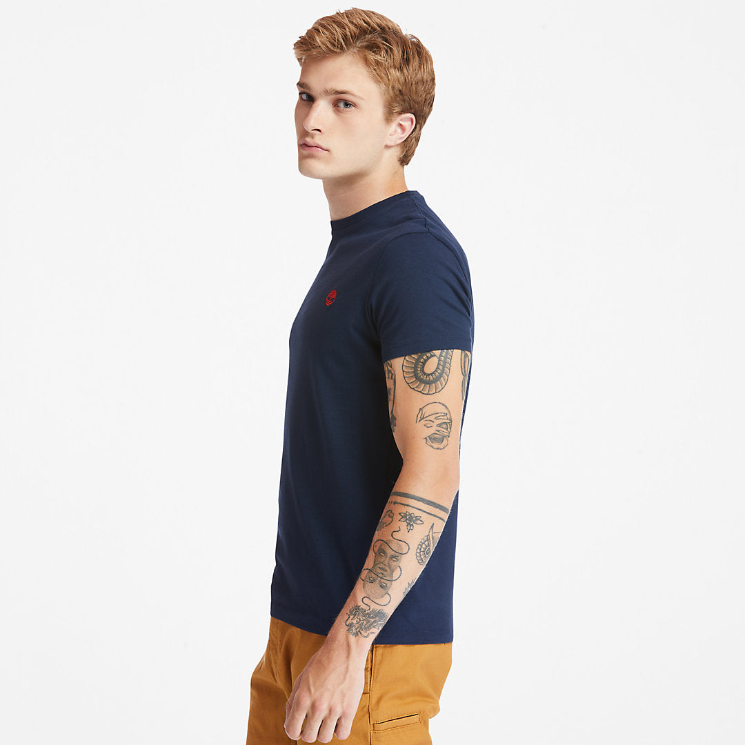 Timberland Smart Buy - Dunstan River Crew Tee for Men in Dark Blue