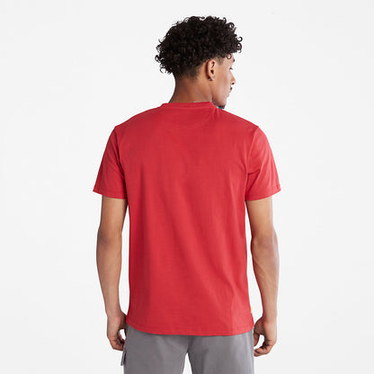 Timberland Hot Sale - Dunstan River Crew T-Shirt for Men in Red