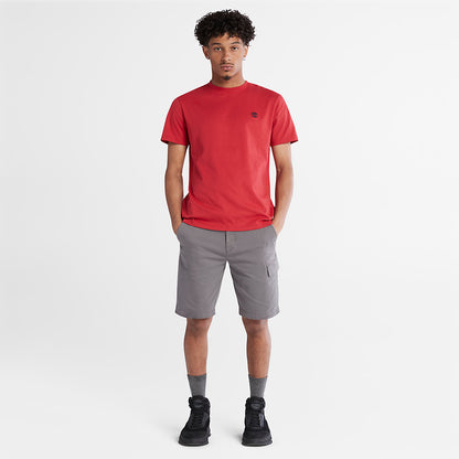 Timberland Hot Sale - Dunstan River Crew T-Shirt for Men in Red
