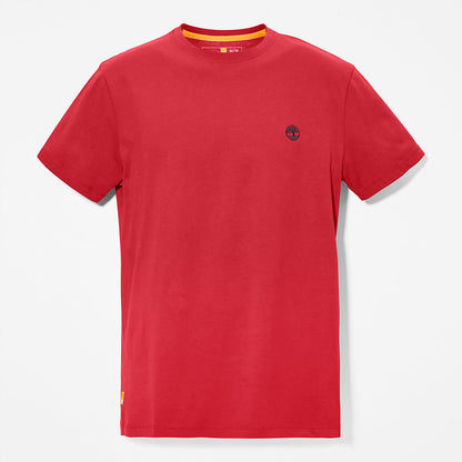 Timberland Hot Sale - Dunstan River Crew T-Shirt for Men in Red