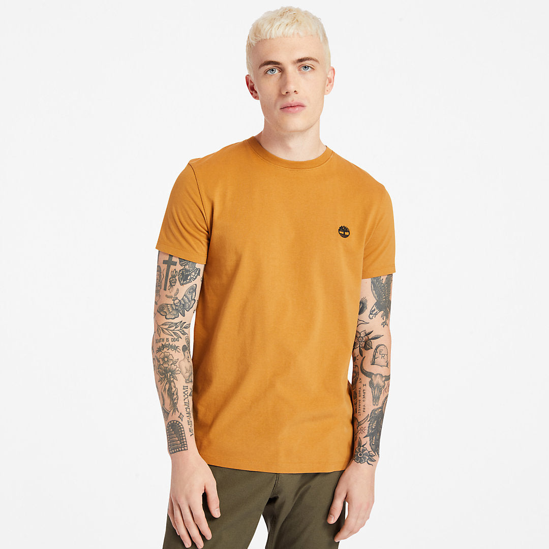 Timberland New - Dunstan River Crew Tee for Men in Yellow