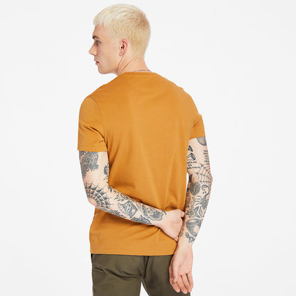 Timberland New - Dunstan River Crew Tee for Men in Yellow