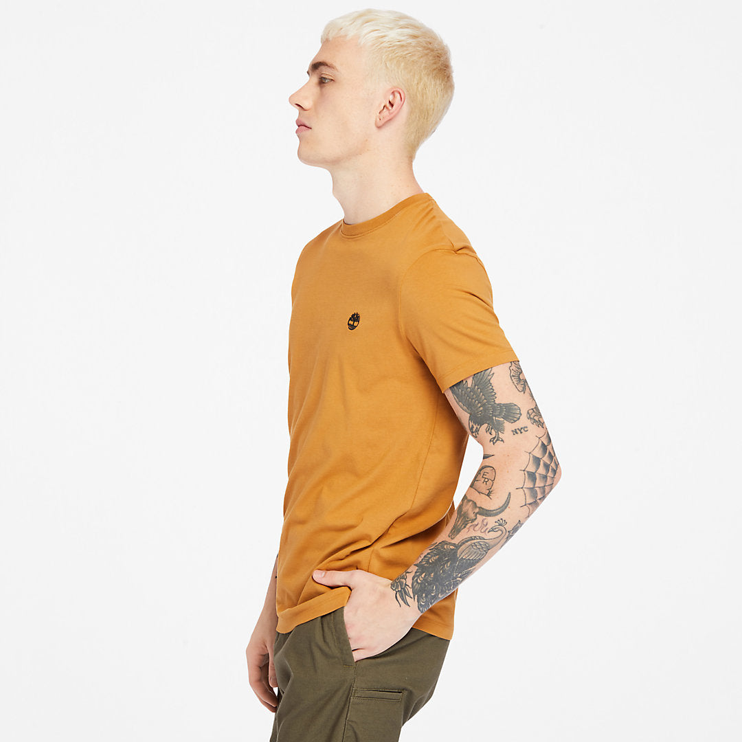 Timberland New - Dunstan River Crew Tee for Men in Yellow