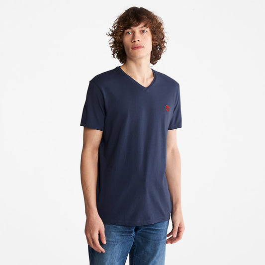 Timberland Great Value - Dunstan River V-Neck T-Shirt for Men in Navy