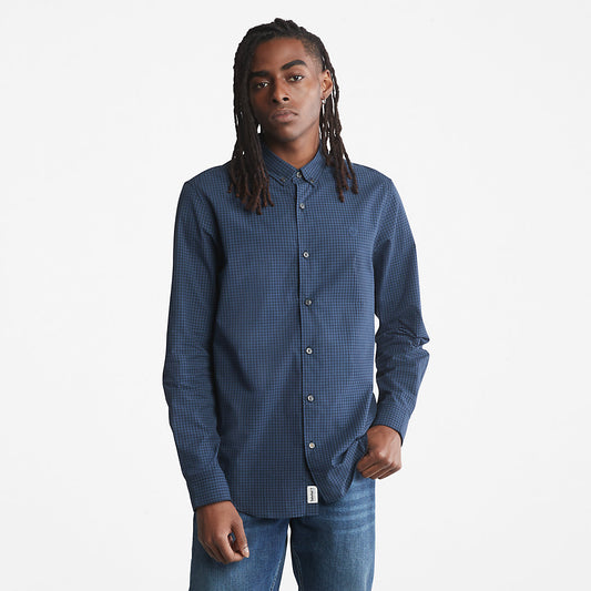 Timberland Exclusive - Suncook River Poplin Shirt for Men in Navy