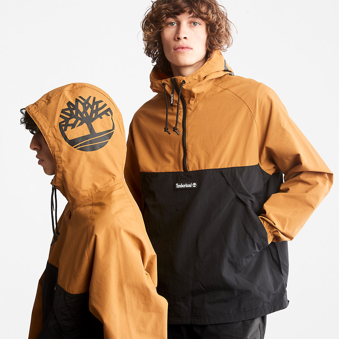 Timberland Recommended - Pullover Windbreaker Jacket for All Gender in Yellow