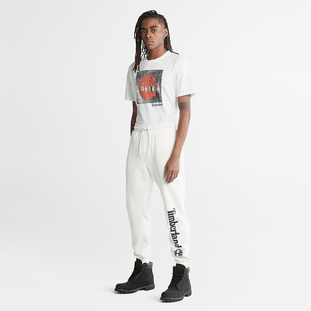 Timberland Trending - Core Logo Sweatpants for Men in White