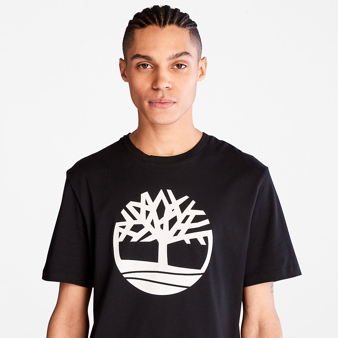 Timberland Signature - Kennebec River Tree Logo T-shirt for Men in Black