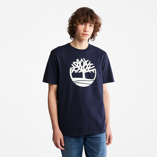 Timberland Classic - Kennebec River Tree Logo T-shirt for Men in Navy