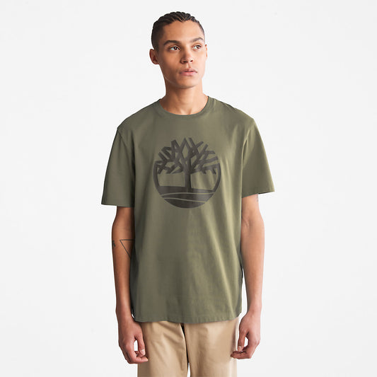 Timberland Featured - Kennebec River Tree Logo T-shirt for Men in Dark Green