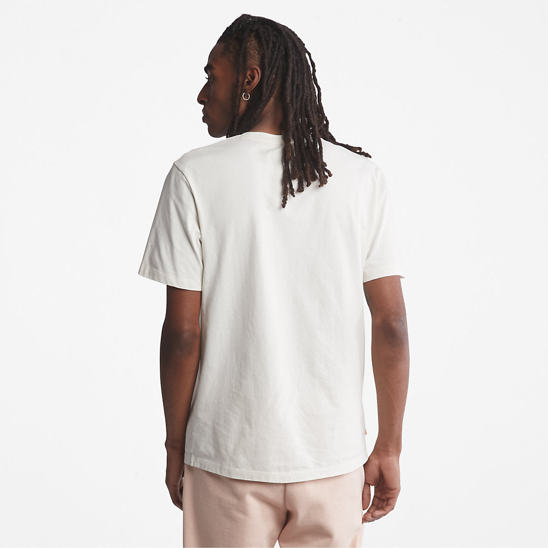Timberland Hot Sale - Kennebec River Tree-Logo T-Shirt for Men in White