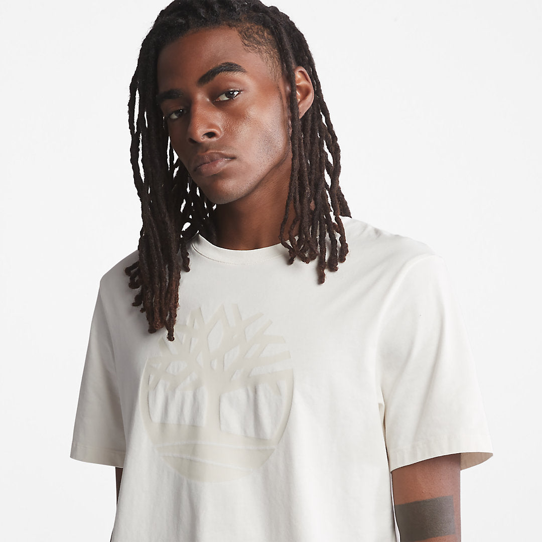 Timberland Hot Sale - Kennebec River Tree-Logo T-Shirt for Men in White