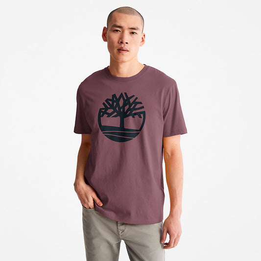 Timberland Recommended - Kennebec River Tree-Logo T-Shirt for Men in Purple